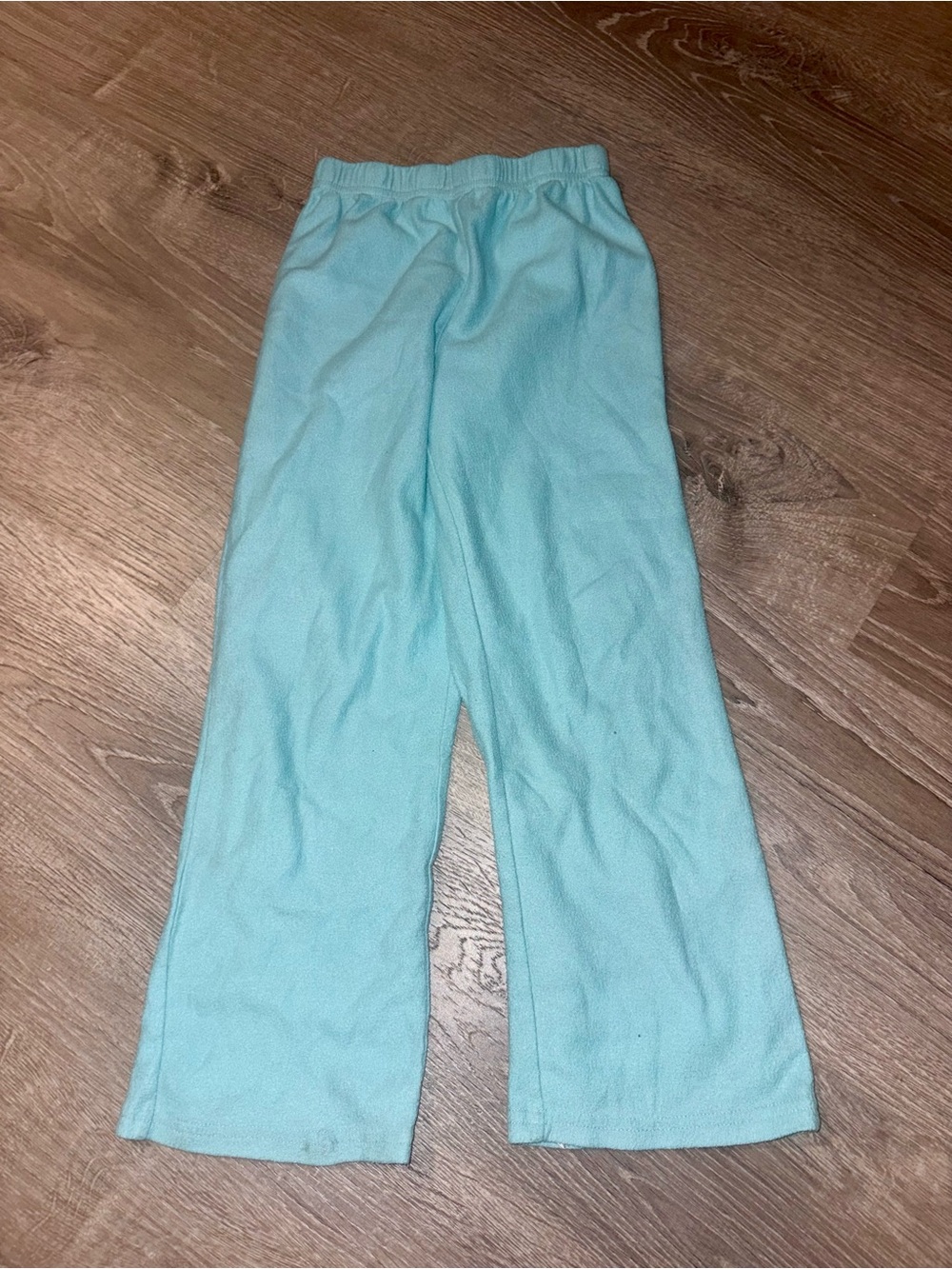 Nina Light Aqua Kids Fleece Pajama Pants